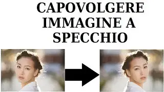 come capovolgere un'immagine a specchio da pc senza scaricare programmi come girare foto a specchio