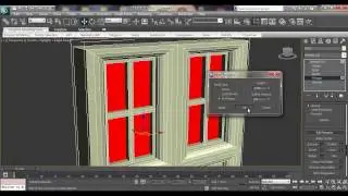 3ds max Modeling Tutorial: How to model Architectural window using Editable poly
