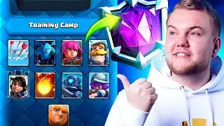 BEATING CLASH ROYALE WITH THE STARTER DECK😎