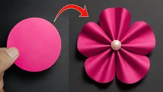 Beautiful Paper Flower Making Idea | How To Make Paper Flowers Step by Step