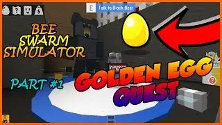 [WOW]HOW TO GET FREE GOLDEN EGG in BEE SWARM SIMULATOR/ ROBLOX part01