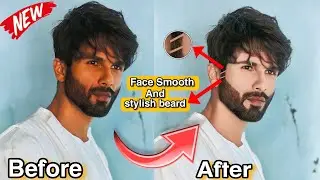 How to Make HDR Face Smooth and Stylish Beard Photo Editing in Android HDR Face Smooth Skin Tutorial