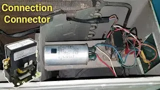 Air conditioner magnetic contactor full wiring,connection outdoor unit