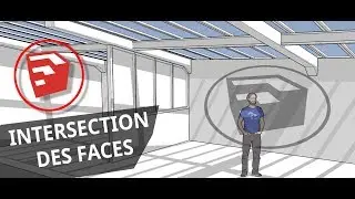 intersection des faces / SketchUp / Fr