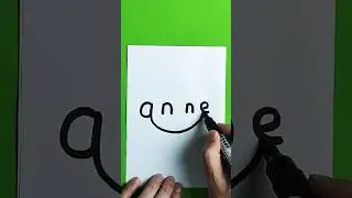 Anneler Günü Resmi Çizimi, Anne Yazarak Anne Çizmek 
