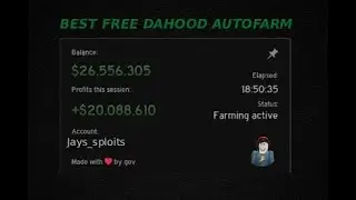 The BEST dahood auto farm script 2025, Free, Unlimited money, Easy setup