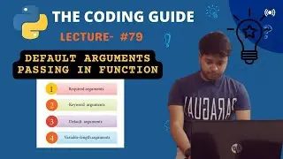 Default Arguments Passing In Functions | Types of Parameters | Python Tutorials For Beginners