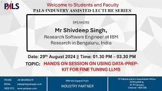 HANDS ON SESSION ON USING DATA-PREP-KIT FOR FINE TUNING LLMS