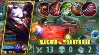 ALUCARD ONE SHOT BUILD TOP GLOBAL ALUCARD | BEST BUILD ALUCARD TERSAKIT 2022 | MLBB