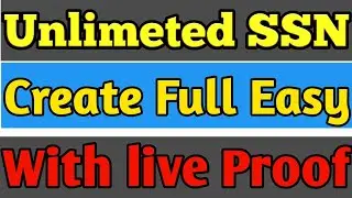 How to get free ssn create in live free in vedio 2021 -//- online Trick ads