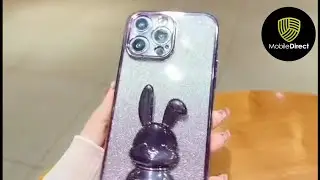 Husa CUBZ Glitter Rabbit Kickstand
