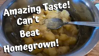 Cream Of Potato Soup From Our Homegrown Batch