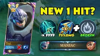 I FINALLY FOUND NEW JOHNSON ONE HIT BUILD 2024!! (must try!!) - Mobile Legends
