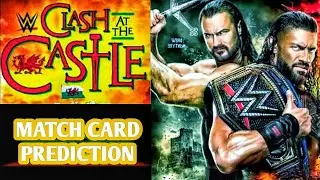 Roman Reigns VS DREW MCINTYRE UNDISPUTED CHAMPIONSHIP - WWE CLASH AT THE CASTLE MATCH CARD 2022