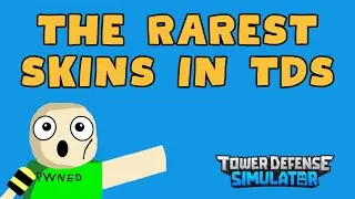 The RAREST Commander skin in TDS! - Tower Defense Simulator