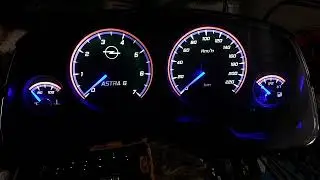 Пересвет (стайлинг) приборной панели Opel Astra G