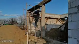 ГАРАЖище-6. Снял опалубку с перемычек, а там.../DIY workshop, dream garage.