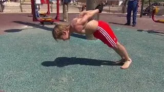 The technique of push-ups from the floor. Part 2. Israel 2014