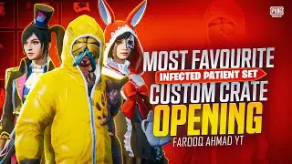 Custom Crate Opening for Infected Patient Set | 🔥 PUBG MOBILE 🔥
