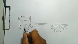 cara menggambar truk modifikasi dengan mudah - menggambar truck