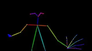 Depth Map with python & vtk package - human Pose Estimation