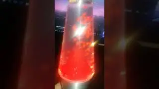 Светильник извержение вулкана 32 см