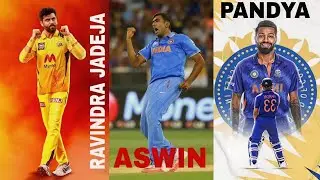 hardik pandya vs jadeja vs aswin ? #hardikpandya #jadeja #aswin #cricket #t20worldcup #live #facts