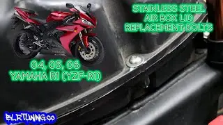 YAMAHA R1 AIRBOX LID REPLACEMENT BOLTS STAINLESS STEEL UPGRADE