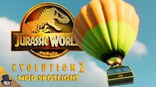 WORKING BALLOON TOUR! New Attraction Mod For Jurassic World Evolution 2