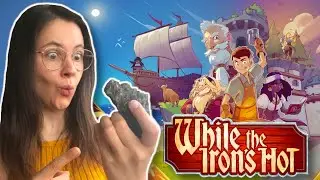 Nuevo Town Builder & RPG ¡Eres un herrero medieval! | While the iron's hot - Demo Gameplay Español