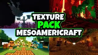 🪶⚔ TEXTURE PACK MESOAMERICRAFT para MINECRAFT BEDROCK/PE + 1.20 🪶⚔