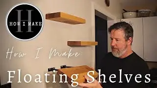 How To Make EASY DIY Floating Shelves.  Small decorative shelves from some scrap wood.