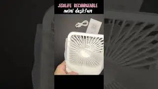 JISOLIFE RECHARGEABLE MINI DESKFAN #jisolife #jisolifeminifan #jisolifeportable #portablefan