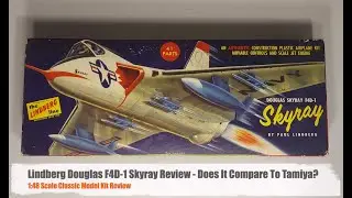 Lindberg 1:48 Douglas F4D Skyray Review - Does It Compare To The Tamiya?