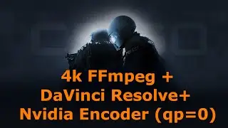 2021-04-23 FFmpeg + DaVinci Resolve game test (Nvidia Encoder, 4k)