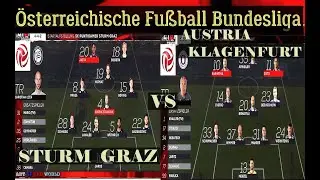 Австрийская футбольная Бундеслига 2024. STURM GRAZ vs AUSTRIA KLAGENFURT