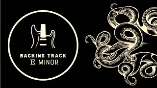Guitar Backing Track - Hard Rock / Stoner Rock - E minor