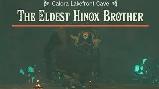 How To Defeat The Eldest Hinox Brother In One Hit - Calora Lakefront Cave - Tears of the Kingdom