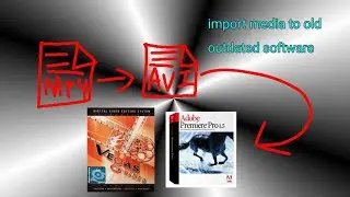 how to import media on software that doesn't support mp4