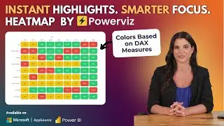 Dynamic Heatmap Colors with DAX! 🎨 Conditional Formatting Made Easy in Power BI