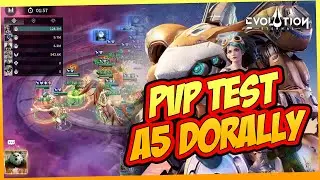 A5 DORALLY DAMAGE TEST IN PVP HELL ARENA | ETERNAL EVOLUTION