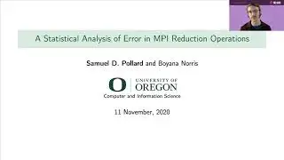 A Statistical Analysis of Error in MPI Reduction Operations