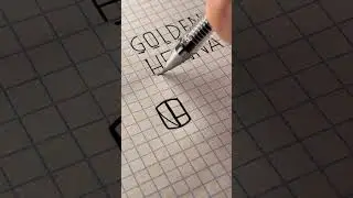 GOLDEN HENNA, making logo for nail studio. #shorts #monogram