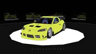 Mazda RX8 - 2 door concept - Toon render