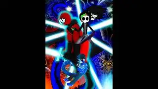 justinzilla vs cosmic encounter character @BlueShotHotShotTM @zachsanimations3715 #1v1 #edit