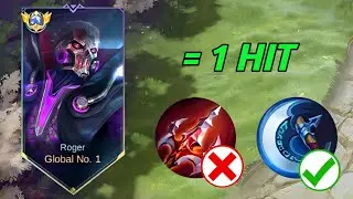 ROGER NEW SUPER DAMAGE BUILD 2024 (MUST TRY) | MLBB