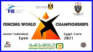 Fencing World Championships Egypt Cairo 2021 - Junior Women's Individual Epee Piste Blue