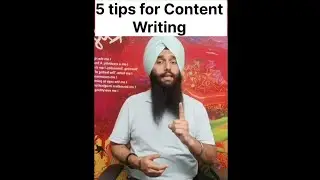 5 Effective tips for CONTENT WRITING