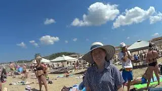 Ура)))  Море прогрелось/ Анапа/ Джемете/ 03.07.2024 г.