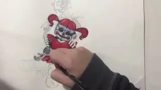 Drawing Baby and Ennard from Sister Location